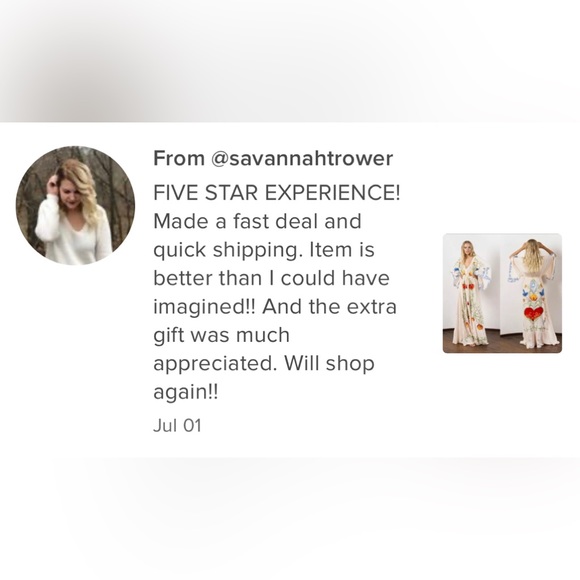 (last 1) 💗Fleurs et oiseaux bohemian button embroidered kimono dress - Picture 2 of 7